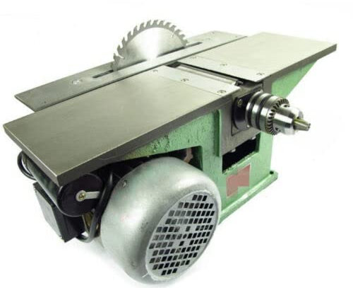 Bench Multifunctional Woodworking Machine fit for Planing Sawing Drilling 220V