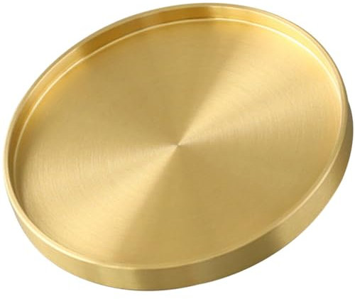 Garneck Sottobicchiere in ottone classico vassoio da scrivania sottobicchieri per bevande