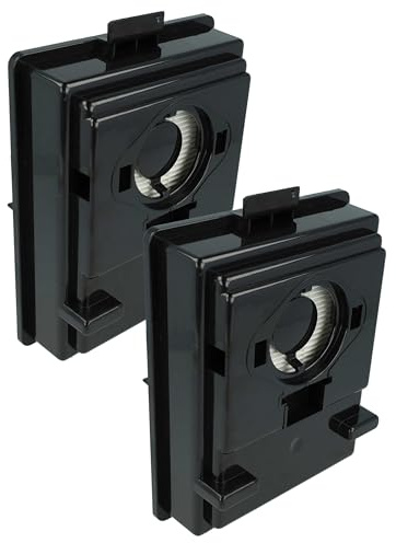 vhbw 2x Staubsaugerfilter kompatibel mit Rainbow Rexair R10520 | R12106B, R-12106B, E2, R-10520, E Serie Staubsauger - Feinluftfilter Schwarz