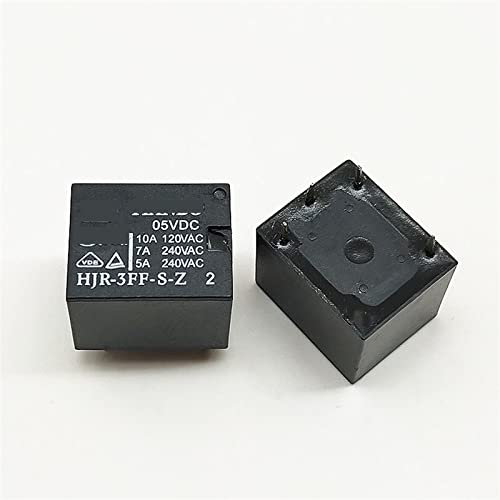 JRXFXEKW 10 Stück Relais HJR-3FF-SH-5VDC Hjr-3ff-sh-12vdc HJR-3FF-SH-24VDC HJR 3FF SH 24V HJR-3FF-SH 12V 4pin 10a (Size : OneColor)