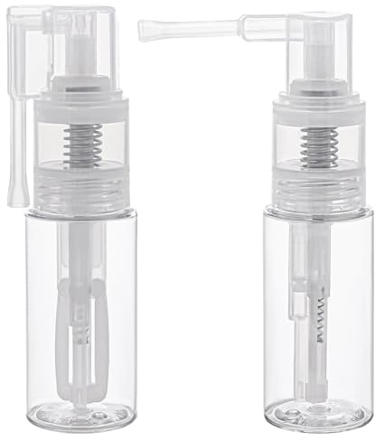Vkyipg 2 Pcs Glitter Duster Sprayer Transparent Craft Glitter -Bottle Empty Multi-Purpose Empty Plastic -Bottle 50ml