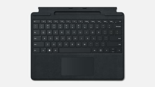 Microsoft 8X3-00002, Teclado AZERTY francés retroiluminado con trackpad, Negro (Reacondicionado)