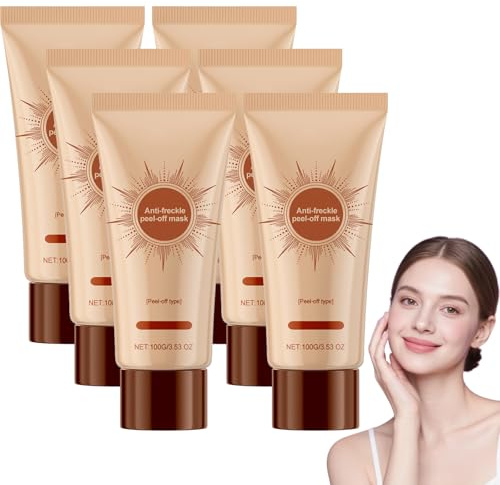 Kräuter Peel-Off Gesichtsmaske gegen Flecken,Fleckenentfernende Gesichtsmaske,Anti-Aging Anti-Falten Abziehmaske,Fortschrittliche Hautcreme,Tiefe Pflege & Porenverfeinerung,Für alle Hauttypen (6 PCS)