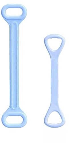 Fafeims Banda de Resistencia para Fitness, Entrenamiento de Espalda y Brazos, Cuerdas Elásticas, Bandas Elásticas para Hombros, Equipo de Ejercicio para Estiramiento de Yoga, 2 Piezas, 36 Cm y 50