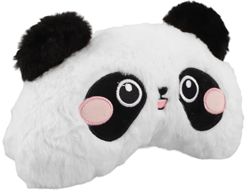 Toddmomy Panda Nackenkissen aus Plüsch, Kopfstützenkissen für Autositze, vielseitig einsetzbar für Büro, Zuhause und unterwegs