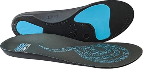 OR8 Wellness Plantillas ortopédicas para fascitis plantar, soporte de arco, plantillas para botas de zapatos para mujeres y hombres, plantilla de pie plano, serie ORTHO ACTIVE, gris, XS 3-4.5