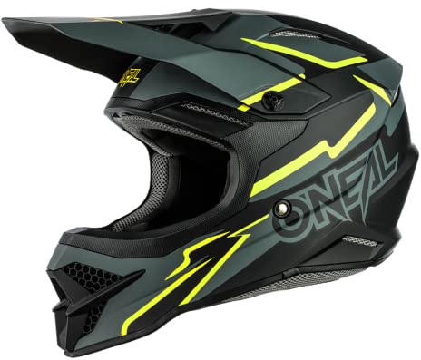 O'NEAL | Motocross-Helm | MX Enduro | ABS-Schale, Lüftungsöffnungen für optimale Belüftung & Kühlung | 3SRS Helmet Voltage | Erwachsene