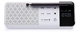LEXON - Rio Dab+ & FM Radio, Bluetooth Speaker, 3 W Playtime - White