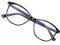 Madison Avenue Blaulichtfilter Brille Damen, TR90 Blaulichtbrille, Computerbrillen zum Spielen, Metallscharnier Brille Blaulichtfilter ohne Sehstärke (Braune Schildpatt)