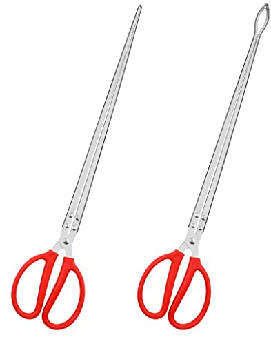 Toasis Stainless Steel Crabbing Tongs for Live Crabs Eels (Mixed-2pack)