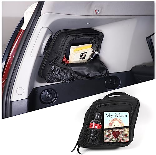 DIYUCAR Aufbewahrungstasche für Kofferraum, Fenster, multifunktionale Organizer-Box, Tasche für Toyota FJ Cruiser 2007–2021, Auto-Innenzubehör (linke Seite)