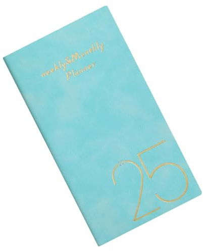 2025 Wochenplaner-Notizbuch A6 – Stilvolles 2025-Wochenmonatsbuch mit Kalender | Datierter Wochenplaner | Vertikales Kalenderbuch | Terminplaner | Agenda 2025 für Zeitmanagement