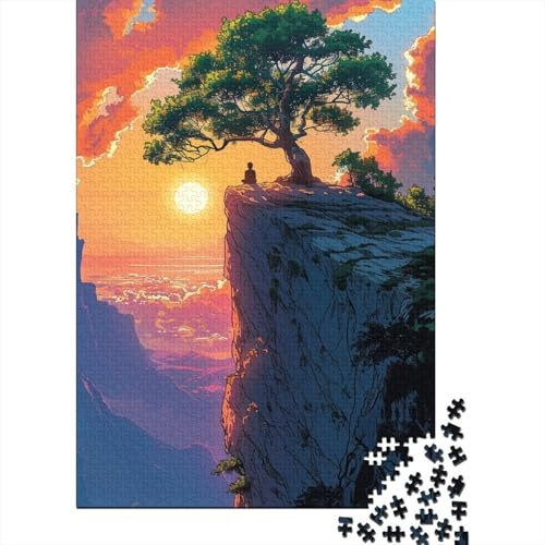Puzzle Albero della Vita 1000 Pezzi per Bambini e Adolescenti dai 12 Anni in su Regali della Vigilia di Natale 1000 pezzi (75x50cm)