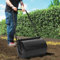 LXYZWRW Furniture select-Lawn Roller Black 63 cm 50 L