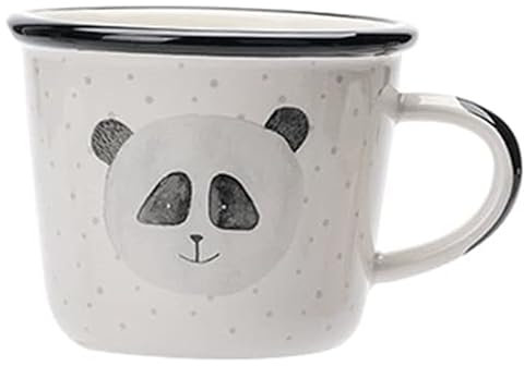 Taza Lindas tazas de café for mascotas, tazas de cerámica Vintage for perros y gatos, tazas for beber reutilizables for microondas, 12,3 Oz for café, té con leche, Etc. Con asas(Noir)