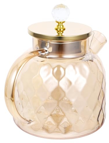 VALICLUD Pichet Verre Pour Eau Et Thé Glacé Avec Couvercle Facile à Nettoyer Pour Cuisine Et Salon