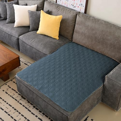 Amarrirose wasserdichte Hundedecke - Robuste Hundematte,203 * 209cm Outdoor hundematte maschinenwaschbar,Wendedecke hundedecke für unterwegs,Hunde & Katzen geeignet Dunkelblau + Hellblau