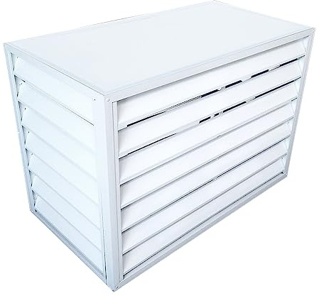 Outdoor Air Conditioner Cover Aluminum AC Cover for Heat Pump & Mini Split Units Weatherproof Protection for External Air Conditioning Systems