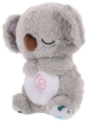 LALADEFIEE Plüschkoala Puppe Kuscheltier Aus Pp Baumwolle Weich Und Anschmiegsam Graues Stofftier Für Babyschlaf Und Nickerchen