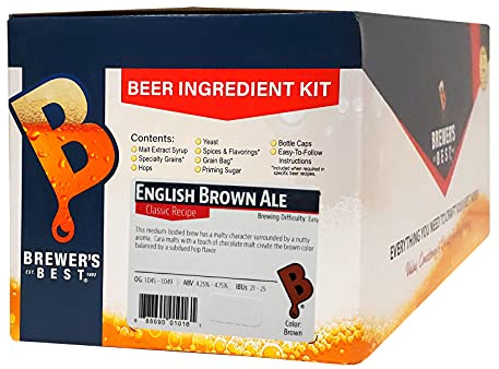 Brewer's Best English Brown Ale Homebrew Beer Ingredient Kit