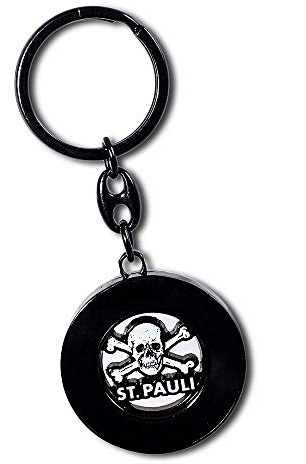 St. Pauli -Totenkopf Schlüsselanhänger Chip