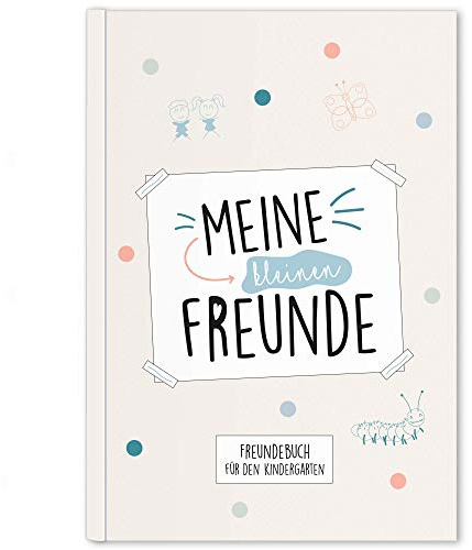 Cupcakes & Kisses Kindergarten Freundebuch – Erinnerungsalbum für Kinder – für 28 Freunde & 4 Erzieher:innen – Freundschaftsbuch mit Fragen & Platz für Fotos – Kita, Vorschule, Kindergarten