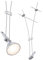 Paulmann Comet Sistema de Cableado, Foco, Corduo, Corriente Continua, Máx. 12 V 50 W, Bombilla Tipo GU5,3, Sistema de Cableado, Bombilla No Incluida, Cable Metálico, Color Cromado Mate, 94487
