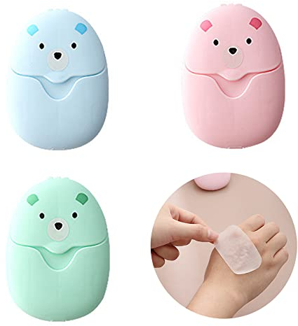 Disposable Soap Paper, Travel Soap Paper Sheets Mini Portable Soap Paper Sheets Outdoor paper soap, Suitable for outdoor activities, camping and hiking