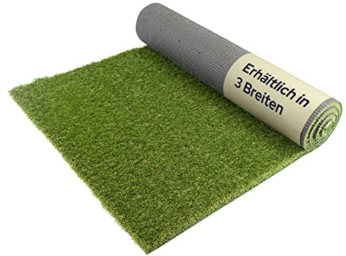Primaflor Kunstrasen MIDSOMMAR 40mm – 4,00m x 5,50m, dichter Rasenteppich in Natur-Optik | UV-stabil & wasserdurchlässig | künstlicher Rasen für Garten & Balkon | Outdoor Bodenbelag