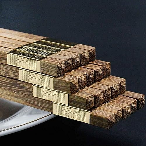 bacchette giapponesi chopsticks bacchette Bacchette riutilizzabili con una lunghezza di 25 cm, bacchette in lega di stile cinese non verniciate e senza cera