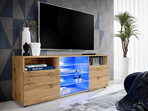 Komodee TV-Schrank Urbino Wotan/Wotan 140x53x35 cm
