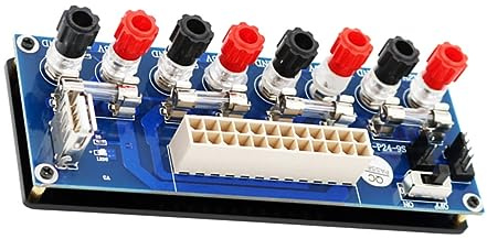 Housoutil ATX Stromversorgungsplatine mit LED Anzeige 20-poligem ATX Anschluss PCB Einfache Installation für Desktop Computergehäuse