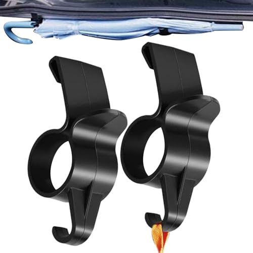 Car Trunk Umbrella Hook 2 Pieces - Car Boot Umbrella Holder | High Load-Bearing Umbrellas Hook For Van RV Automotive Road Trip Camping Travel Outdoors