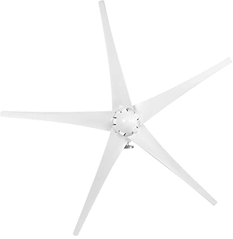 AUNMAS Windmill Generator, 5 Vane/Wing Wind Small Turbines Low Vibration Permanent Magnet Rotor Alternator 800W For Boats Terraces Cabins, Easy Install, High Utilization (48V)