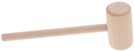 Veemoon Holzhammer Aus Buchenholz Holzhammer Für Lederarbeit Und Holzbearbeitung Glatt Poliert Ausgewogen Gewichtet Für Diy Bastelprojekte Und Hausprojekte 1 Stück
