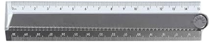 Mehrzweck Lineal Für Kinder Faltbar 15 Cm Gefaltet Auf 30 Cm Verlängert Ergonomisches Kunstharz Aluminium Gerade Messung Für Kinder