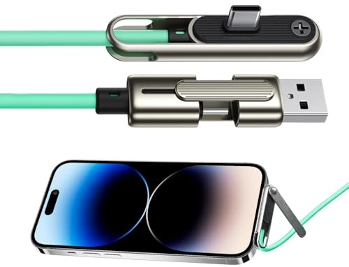 Caricabatterie Invisibile Per Telefoni Cavo Ricarica Veloce Laterale 240W | Supporto 2 In 1 Caricatore Invisibile Per Viaggio Campeggio Escursionismo Smartphone Tablet Ufficio