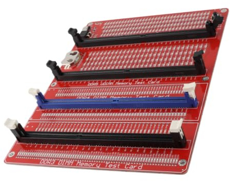 Depisuta Comprobador de Memoria, Tarjeta de diagnóstico 4 en 1, analizador de Memoria para computadoras de Escritorio DDR3, DDR4, DDR5, UDMM, DDR5, RDIMM, portátiles y servidores.