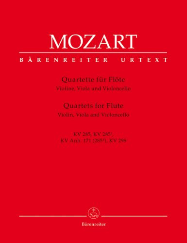 Quartets für Flute, Violin, Viola und Violoncello - Flute, Violoncello - Set of Parts