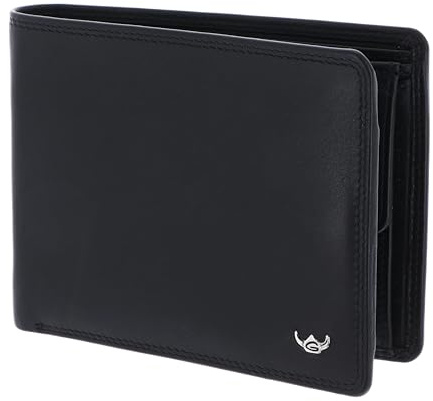 Golden Head Leder Geldbörse Polo RFID Protect Scheintasche 1138 Schwarz