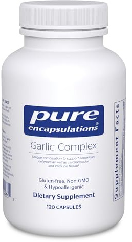 Pure Encapsulations Garlic Complex | Supplement to Support Antioxidant Defenses, Immune Health, and The Cardiovascular System* | 120 Capsules