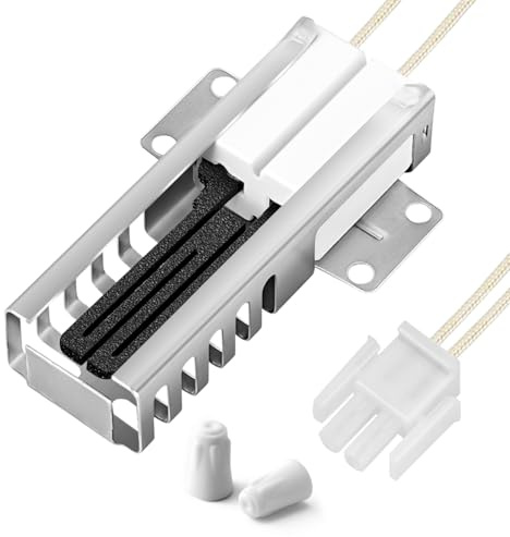 【Upgraded】WB13K21 Gas Range Oven Flat Igniter with Connector Plug, 5303935066 Oven Igniter for GE Hotpoint Kenmore Gas Stove, Replaceable IG9998 Norton-501a AP2020569 PS231280 WB13T10045 by Cenipar