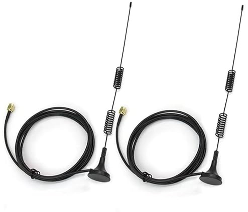 Doble banda WiFi 2.4GHz 5GHz 5.8GHz 10dBi Base magnética MIMO RP-SMA Antena macho para router WiFi PCIe Tarjeta de red inalámbrica Adaptador USB Cámara IP de seguridad Router Industrial Módem IoT