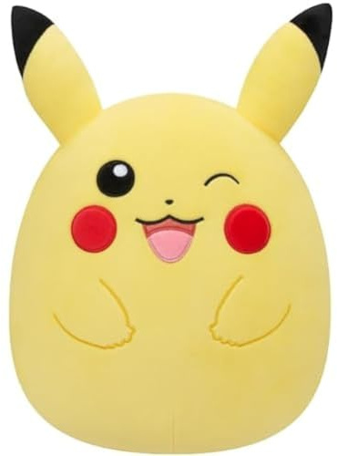 Pokémon Squishmallows Plüschfigur Jumbo Winking Pikachu 51 cm