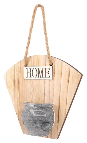 Toddmomy Pothos-hängetopf Hängender Böhmische Blumenvase Wandpflanzgefäß Aus Keramik Wandmontierter Pflanzentopf Wandpflanzgefäß Für Den Innenbereich Balkontopf Holz Halterung Wandbehang