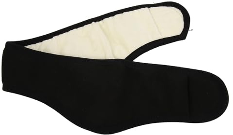 Soundproof Sleep Earmuff Noise Reduction Sleeping Ear Wrap Ear Adjustable Warm Earmuff for Men Women (Black)