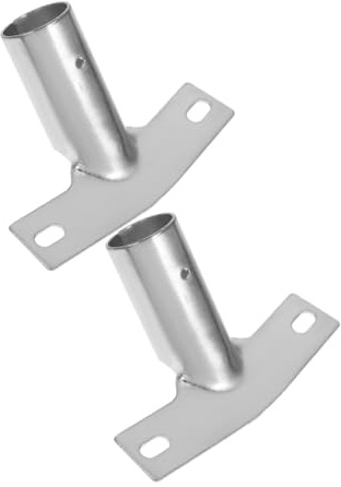 KOCKSHION Broom Handle Bracket Extension Screw 2pcs Sturdy Metal Clamp Mop Connector Replacement Mounting Tips for Push Broom Handles Suitable for Floor Cleaning Tools