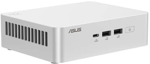 ASUS NUC 15 PRO+, Intel Core Ultra 5 235H, Barebone, Bianco | DDR5-6400, Scheda Grafica Integrata, Wi-Fi 7, Bluetooth 5.4, Compatibile con Windows 11 Pro e Windows 11 Home