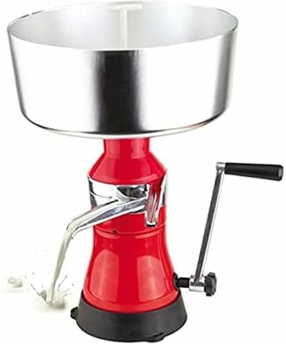 HOTAPEPU Séparateur centrifuge de crème, Machine électrique d'écrémage du Lait à Vitesse réglable, Machine de séparation du Lait pour Usage Domestique et agric~/