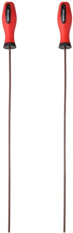 QUARKZMAN 2 Pezzi Cacciavite A Brugola Esagonale 3mm 379mm Lunghezza | Acciaio S2 Metrico, Per Strumenti Di Riparazione Manuale, Testa Piatta Magnetica, Chiavi Esagonali